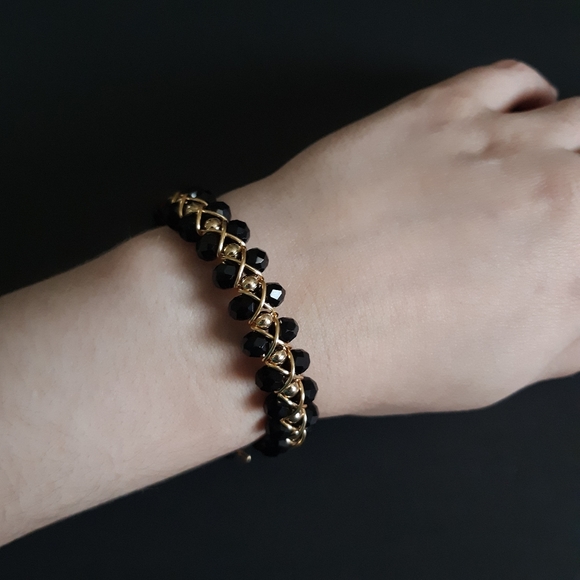 Beaded Wire Bracelet - Picture 1 of 3